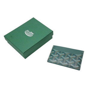 GOYARD Saint Sulpice Case green calfskin